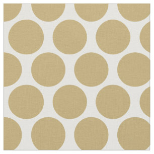 Gold Mod Dots Stoff