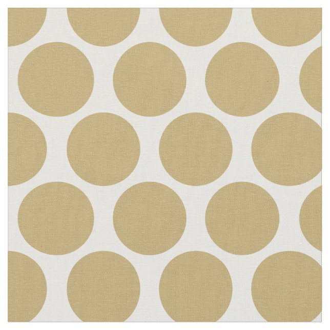 Gold Mod Dots Stoff (Nahaufnahme)
