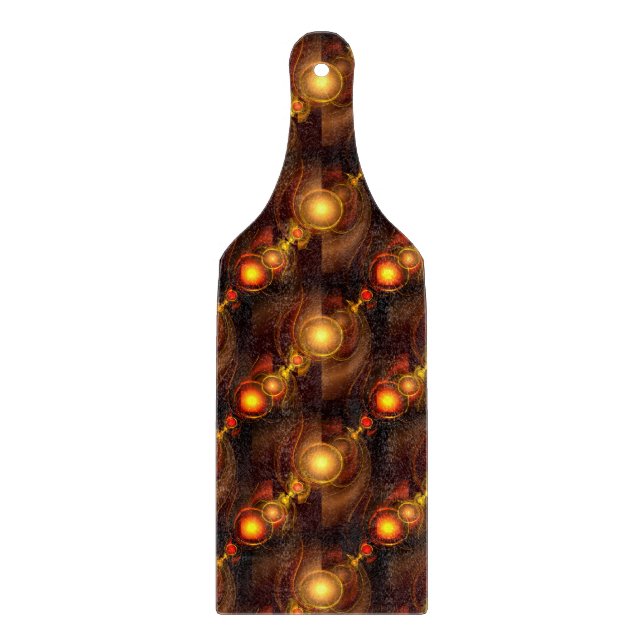 Gold Modern Boho Elegant Abstract Art Pattern #501 Schneidebrett (Vorderseite)