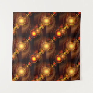 Gold Modern Boho Elegant Abstrakte Kunst Muster #5 Wandteppich