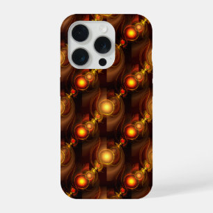 Gold Modern Boho Elegantes Abstrakte Kunstmuster # iPhone 15 Pro Hülle
