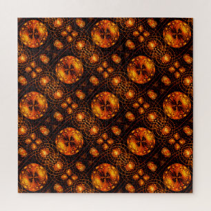 Gold Modern Boho Elegantes abstraktes Kunstmuster