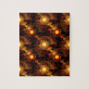 Gold Modern Boho Elegantes abstraktes Kunstmuster