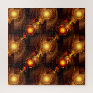 Gold Modern Boho Elegantes abstraktes Kunstmuster