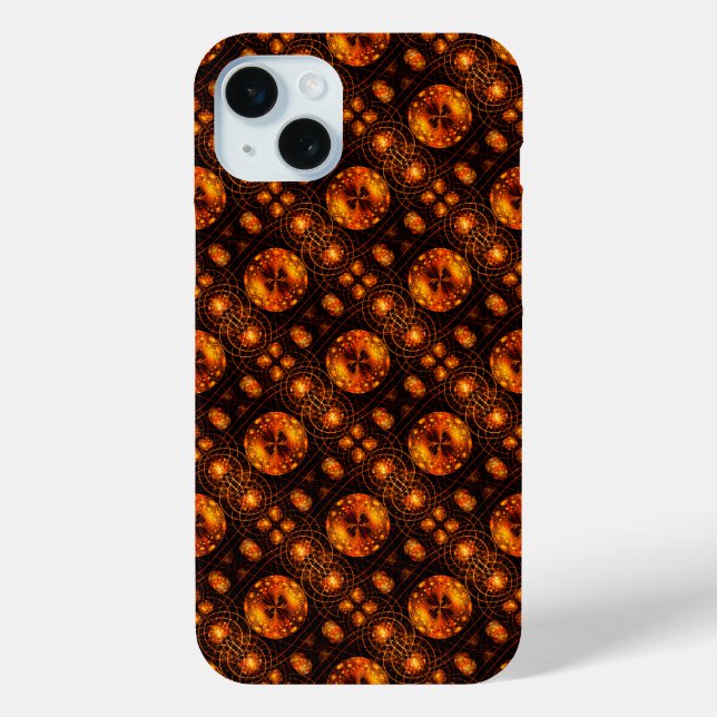 Gold Modern Boho Elegantes abstraktes Kunstmuster  Case-Mate iPhone Hülle (Rückseite)