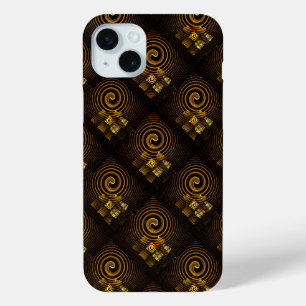 Gold Modern Boho Elegantes abstraktes Kunstmuster Case-Mate iPhone Hülle