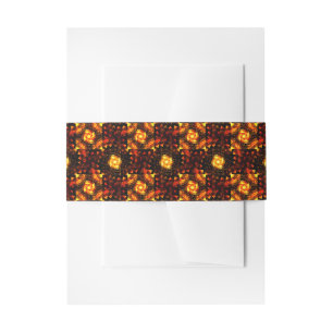 Gold Modern Boho Elegantes abstraktes Kunstmuster Einladungsbanderole