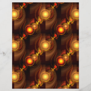 Gold Modern Boho Elegantes abstraktes Kunstmuster  Flyer