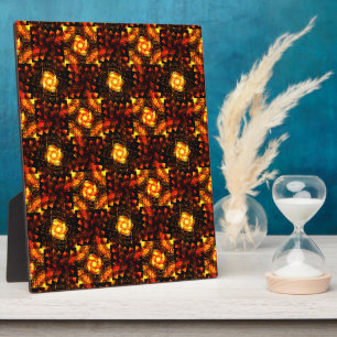Gold Modern Boho Elegantes abstraktes Kunstmuster Fotoplatte