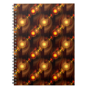 Gold Modern Boho Elegantes abstraktes Kunstmuster Notizblock