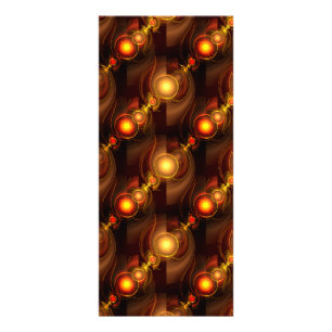 Gold Modern Boho Elegantes abstraktes Kunstmuster Werbekarte