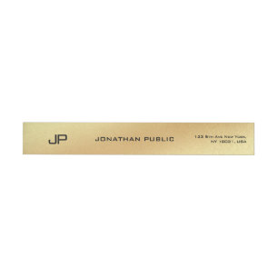 Gold Moderne Elegante Anspruchsvolles Glam Schlich