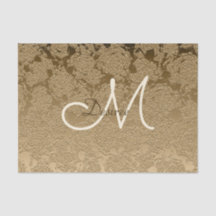 Gold Monogram Elegant Moderne Girly