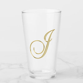 Gold Monogram-I-Glas Glas