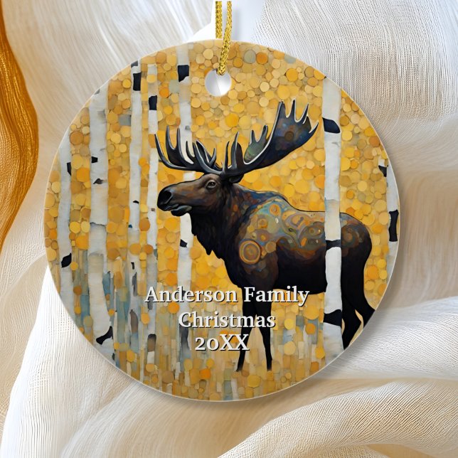 Gold Moose Keramik Ornament (Von Creator hochgeladen)