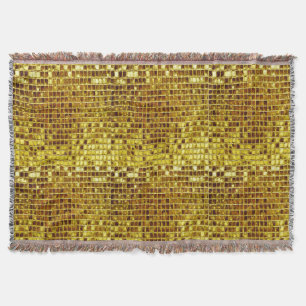 Gold Mosaik Elegant Glam Ästhetischer Luxus Modern Decke