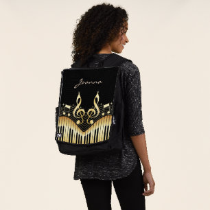 Gold Music Keyboard Rucksack
