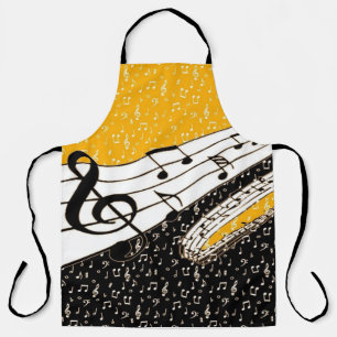 Gold-Musik Schürze