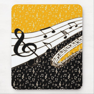 Gold-Musikthema Mousepad
