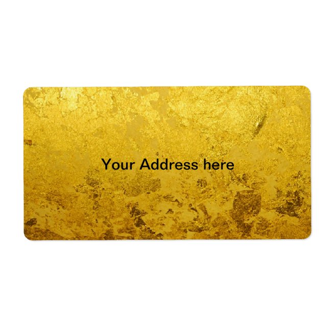 GOLD-Muster / Blattgold (Vorne)