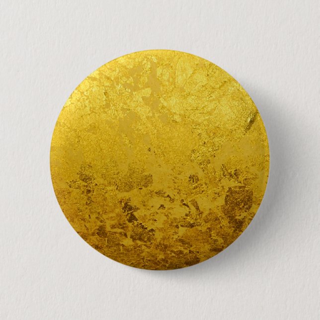 GOLD-Muster / Blattgold Button (Vorderseite)