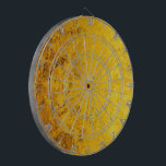 GOLD-Muster / Blattgold Dartscheibe<br><div class="desc">"Luxuriöses Design von EDDA Fröhlich / EDDArt | Grundbegriffe: goldener Spritzer, Folien, Papiere, Glitzern etc. für Wohlhabende Ihr Bild, Text, Monogramm | Für andere Designs und Produkte können Sie mich gerne kontaktieren: contact@eddart.de"</div>