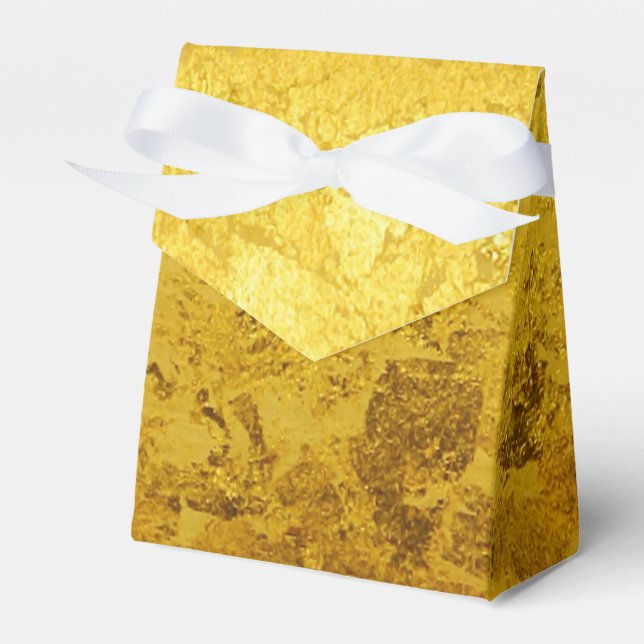 GOLD-Muster / Blattgold Geschenkschachtel (Vorderseite)