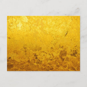 GOLD-Muster / Blattgold Postkarte