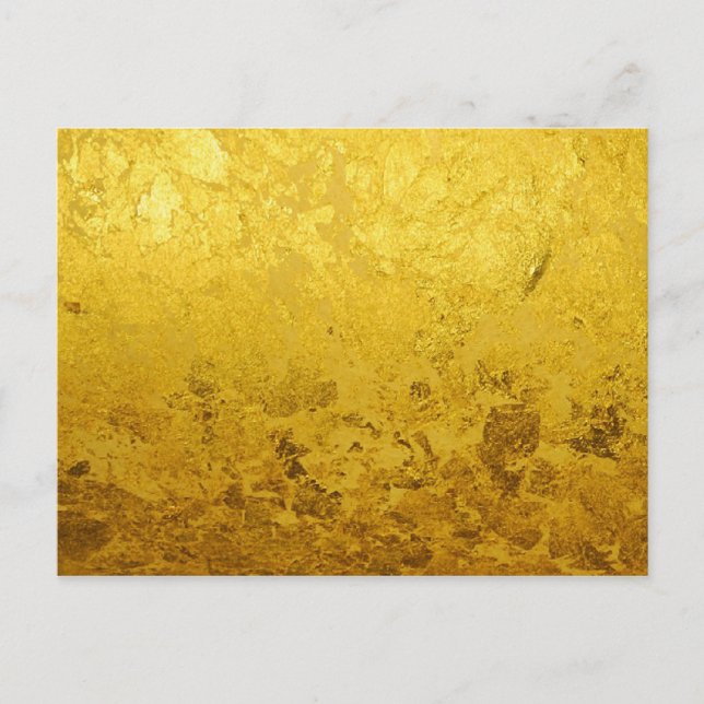GOLD-Muster / Blattgold Postkarte (Vorderseite)