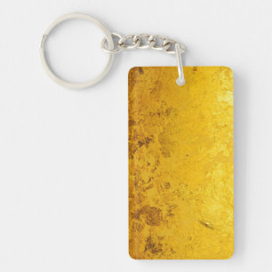 GOLD-Muster / Blattgold Schlüsselanhänger
