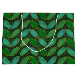 "Gold 'n Leaf" Gift Bag Große Geschenktüte