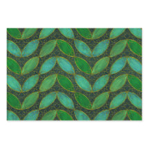 "Gold 'n Leaf" Papier d'emballage Feuille plate Se
