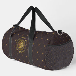 Gold Nautical Duffle Bag