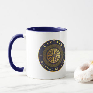 Gold Nautical Tasse