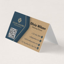 Gold Navy Blau Modern Elegant
