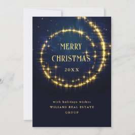 Gold Navy SparkLICHT Weihnachten im Unternehmen