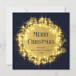 Gold Navy SparkLICHT Weihnachten im Unternehmen