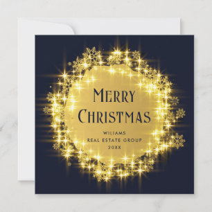 Gold Navy SparkLICHT Weihnachten im Unternehmen