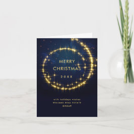 Gold Navy SparkLICHT Weihnachten im Unternehmen