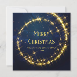 Gold Navy SparkLICHT Weihnachten im Unternehmen
