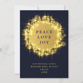 Gold Navy SparkLICHT Weihnachten im Unternehmen