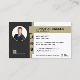 Gold noir Carte de visite du siècle 21 19702