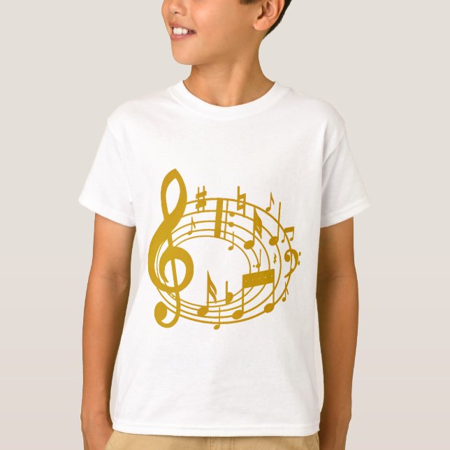 Gold Notes_ T-Shirt (Vorderseite)