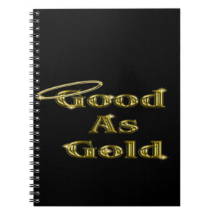 Gold Notizblock