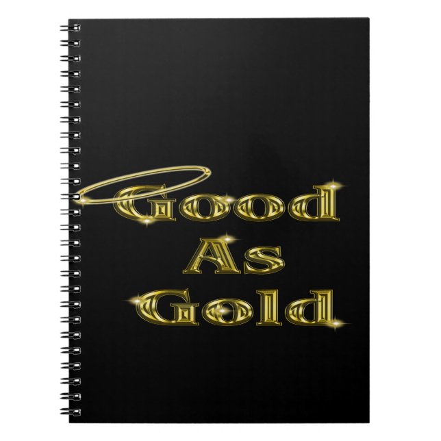 Gold Notizblock (Vorderseite)