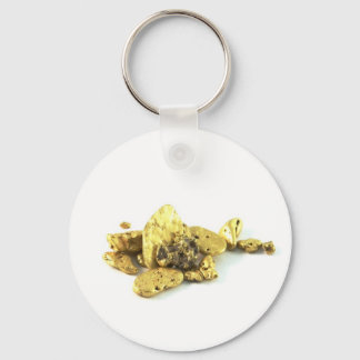 Gold Nuggets Schlüsselanhänger