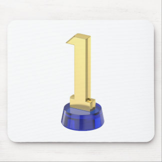 Gold Nummer eins Trophäe Mousepad