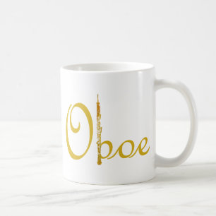 Gold Oboe Kaffeetasse