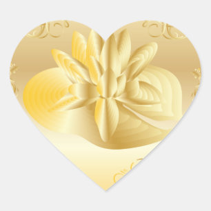 GOLD OCCASION FEIERN ROMANTISCHER STICKER