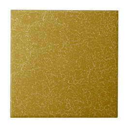 Gold Ochre Crackle Glaze Solid Color Tile Fliese